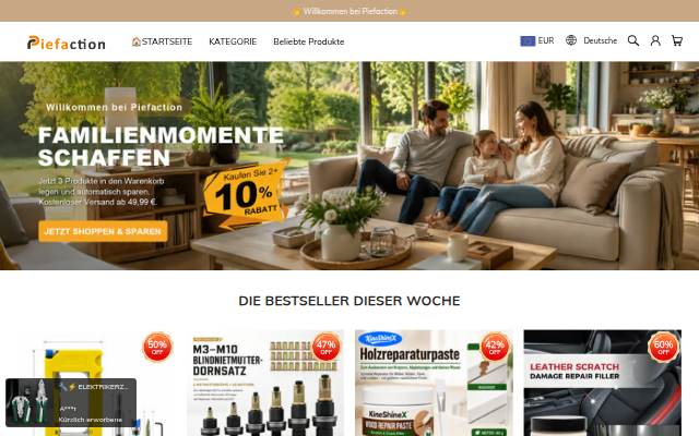 Piefaction storefront