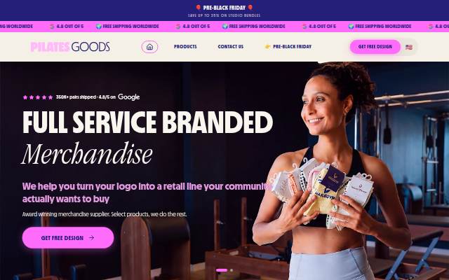 PilatesGoods storefront