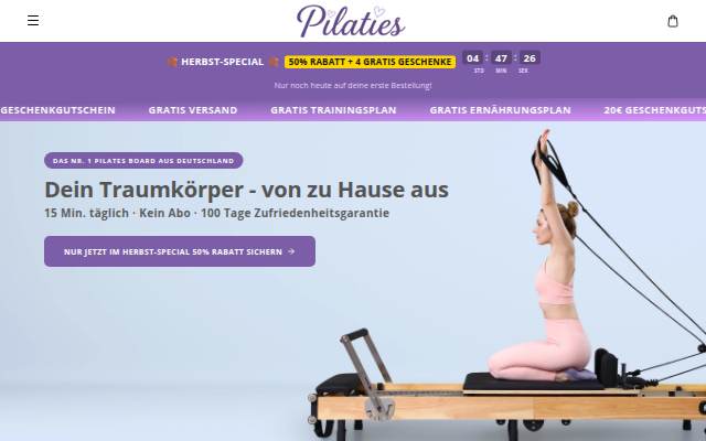 Pilaties storefront