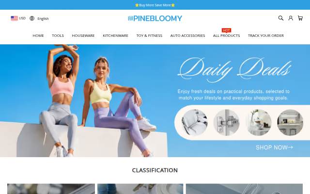 PINEBLOOMY storefront