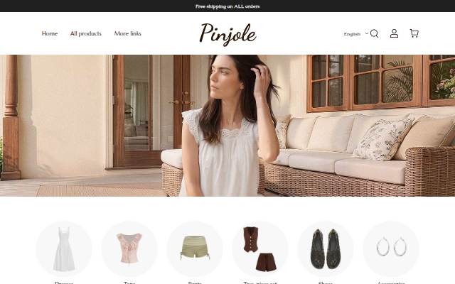 Pinjole storefront