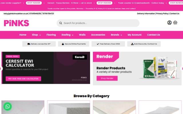 Montra da Pinks Insulation &amp; Drylining