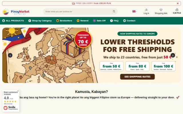 PinoyMarket storefront