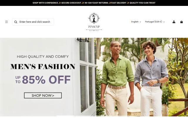 PINSCYP storefront