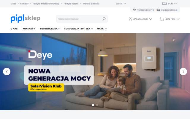 Startseite von Pipl-sklep.pl