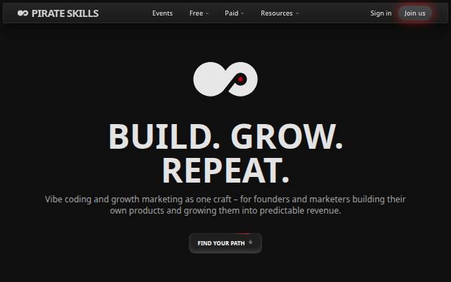 Pirate Skills storefront