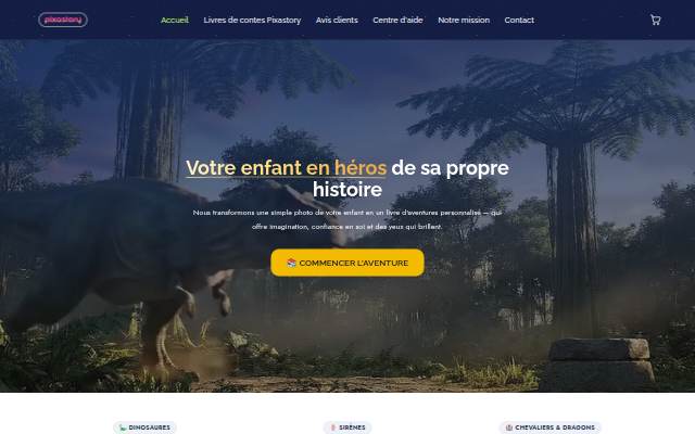 Pixastory storefront