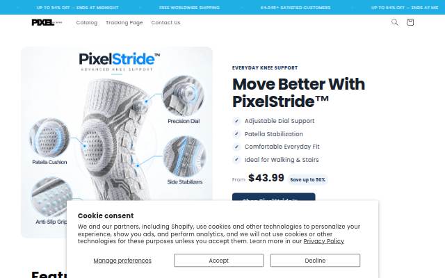 Pixel Store storefront