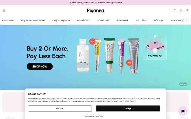 PIYONNA storefront