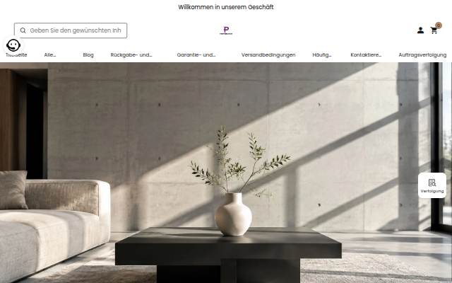 Willkommen in meinem Shop storefront