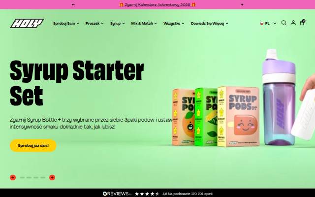 Startseite von HOLY PL