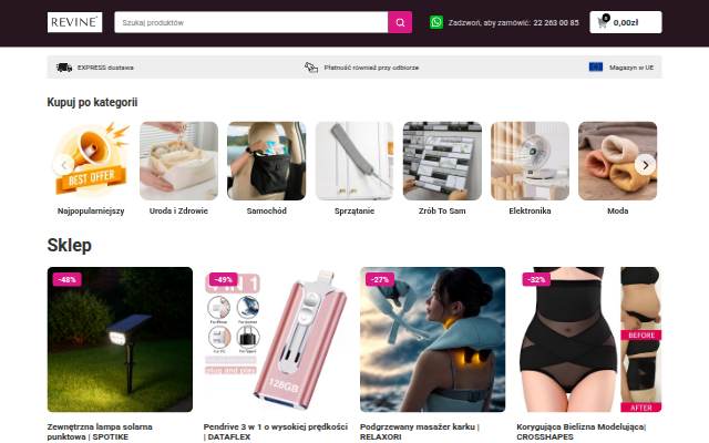 Revine storefront