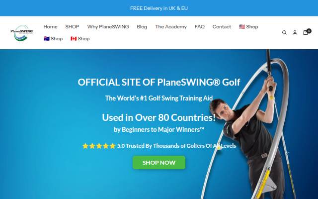 Montra da PlaneSWING UK