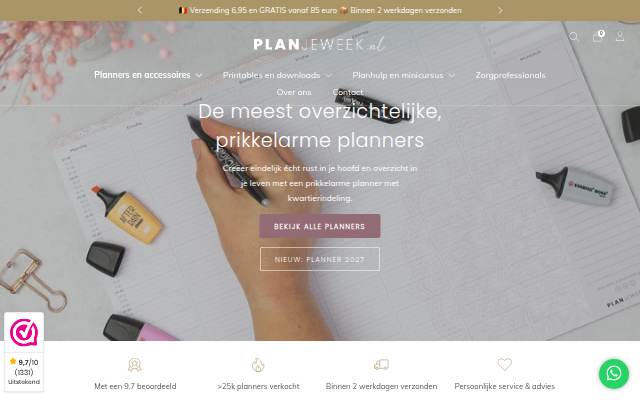 Planjeweek.nl storefront