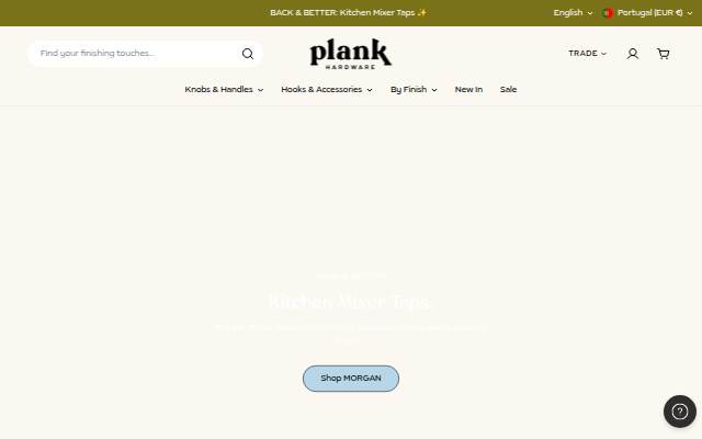 Plank Hardware storefront