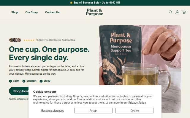 Plant &amp; Purpose storefront