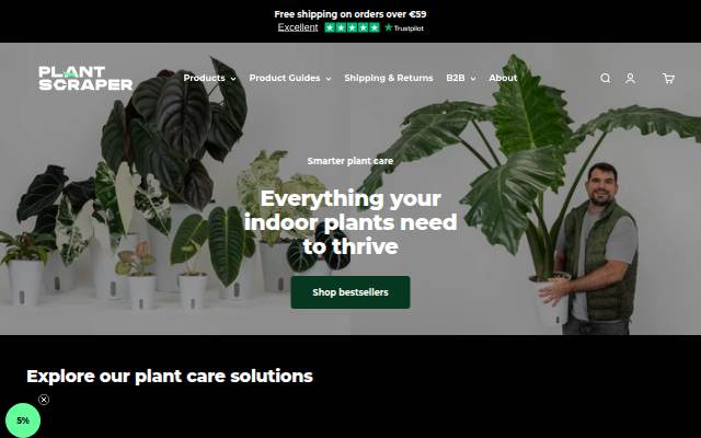 PlantScraper storefront