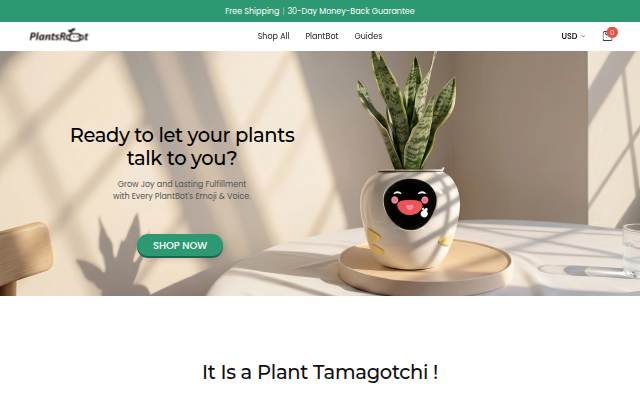 Plantsrobot storefront
