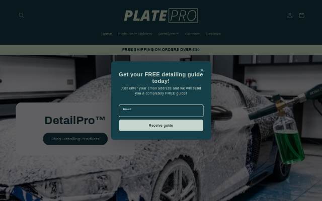 PlatePro storefront