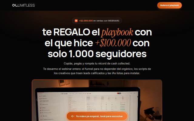 Montra da Playbook del Lanzamiento