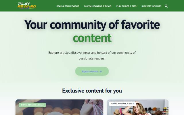 Escaparate de PLAYREWARD.NET