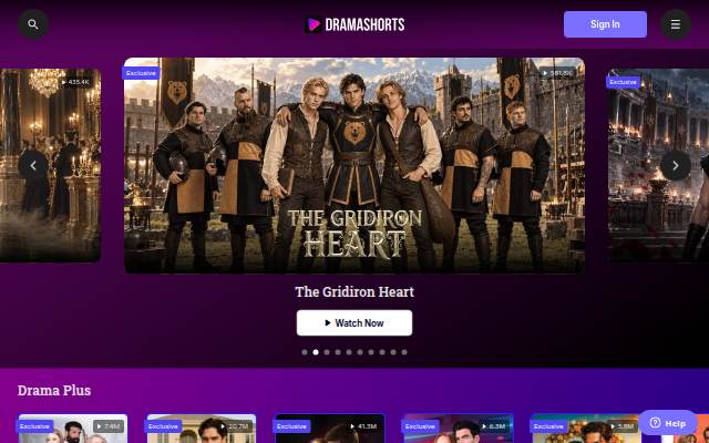 DramaShorts storefront