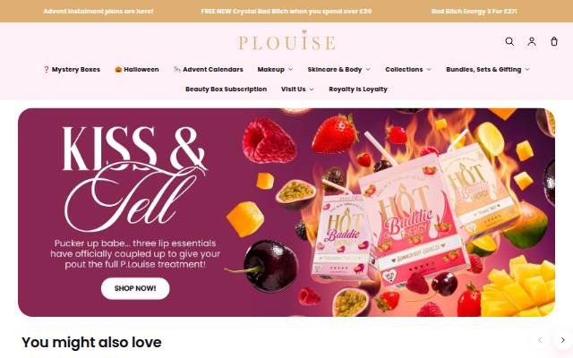 Montra da P. Louise Cosmetics