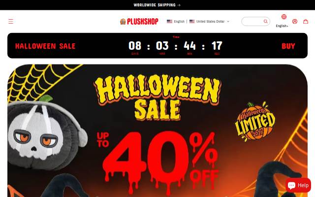 PLUSHSHOP storefront