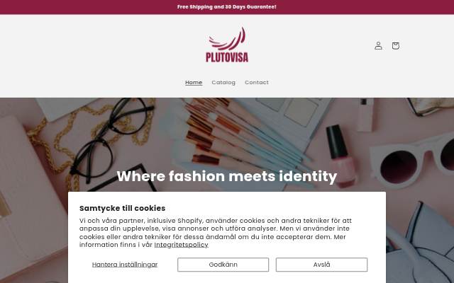 Plutovisa storefront