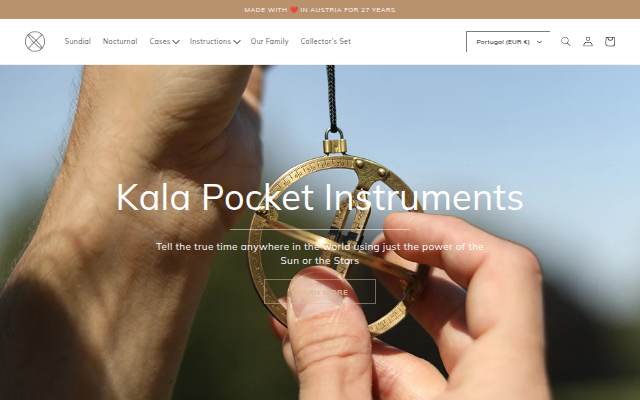 Kala Sundial storefront