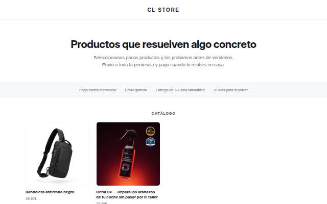 Montra da CL Store