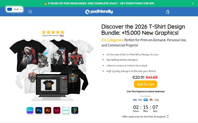 PodFriendly storefront