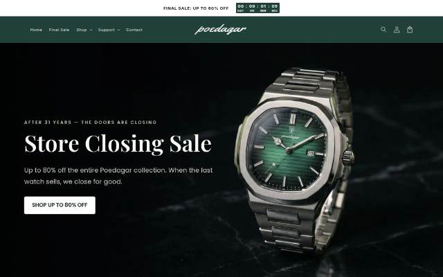Poedagar storefront