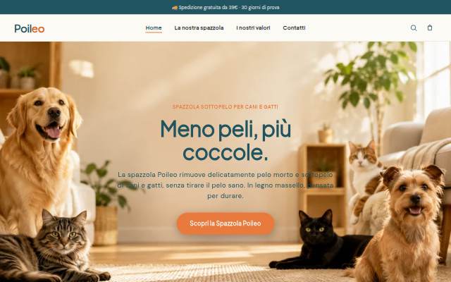 Poileo Italia storefront