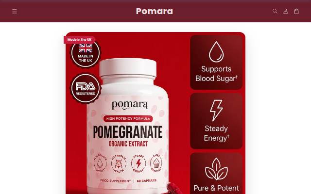 Pomara storefront