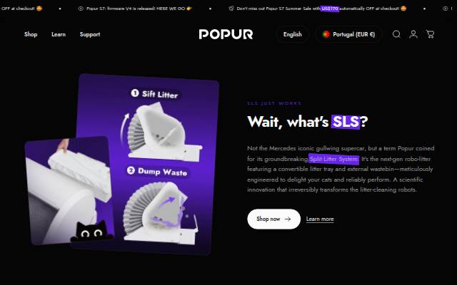 Popur storefront