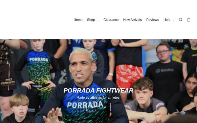 Montra da PORRADA FIGHTWEAR