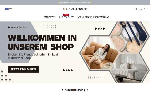 PORZELLANWELG storefront
