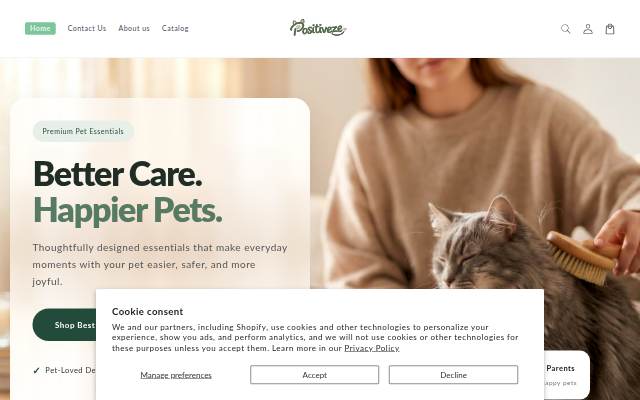 Positiveze storefront