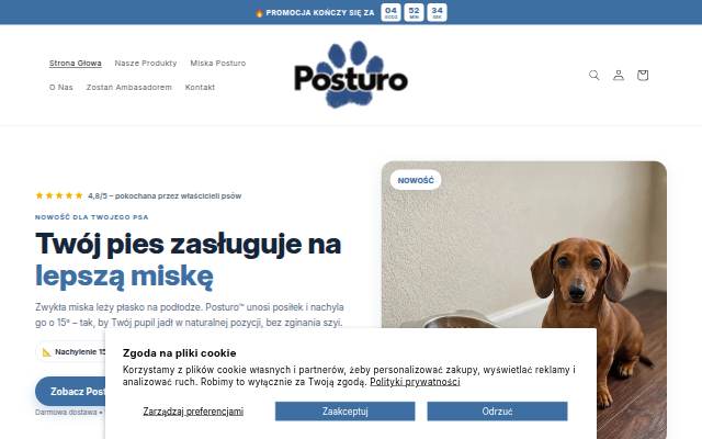 Startseite von Posturo