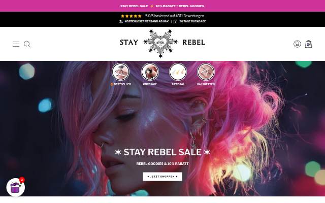 POUR LA REBELLE storefront
