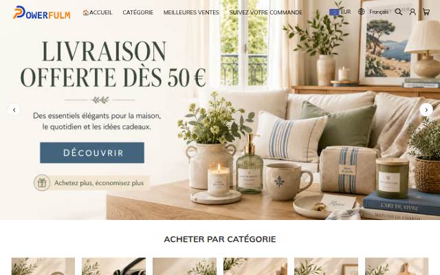 Powerfulm storefront