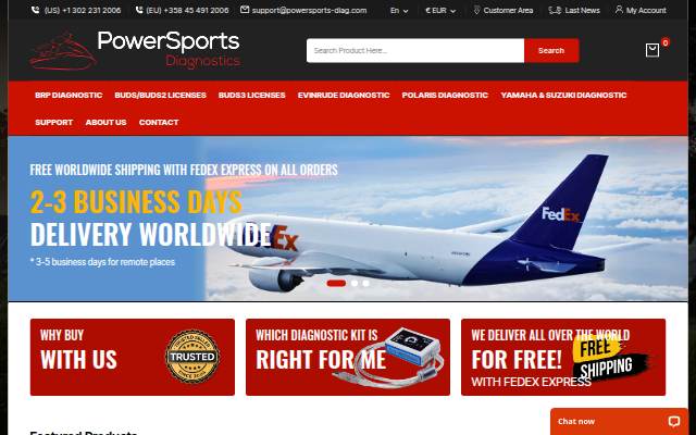 Startseite von Powersports-diag