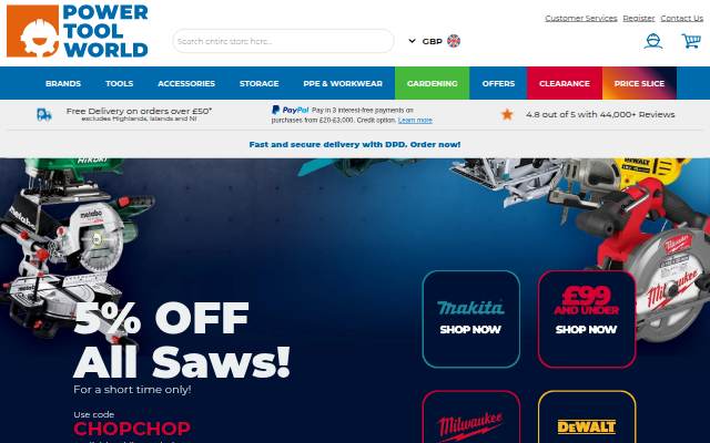 Power Tool World storefront