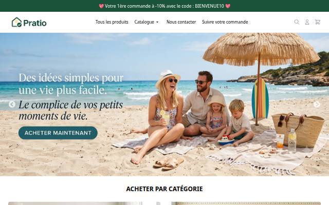 pratio storefront