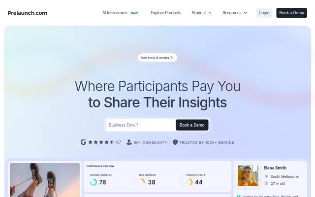 Prelaunch.com storefront