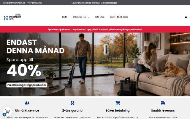 Premium Hem Sverige storefront
