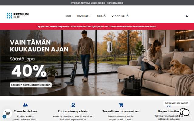 Premium Koti Suomi storefront