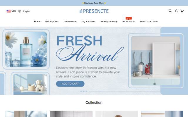 PRESENCTE storefront