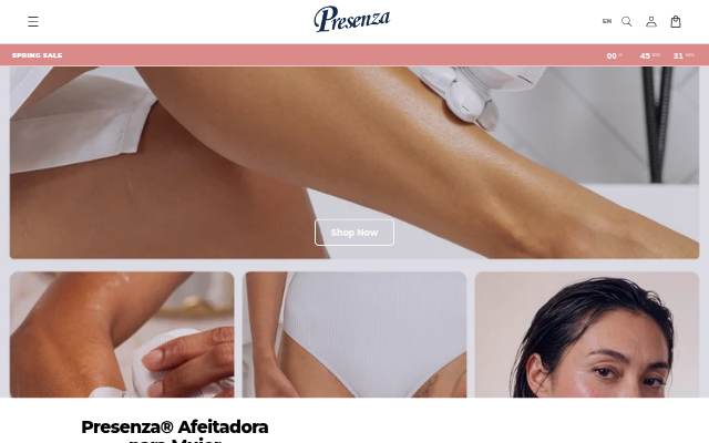 PRESENZA storefront